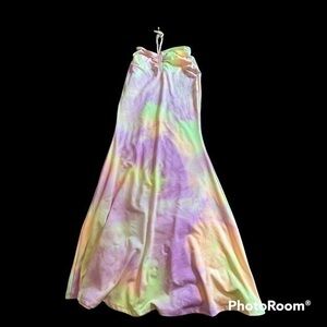 Good time USA tie dye maxi dress